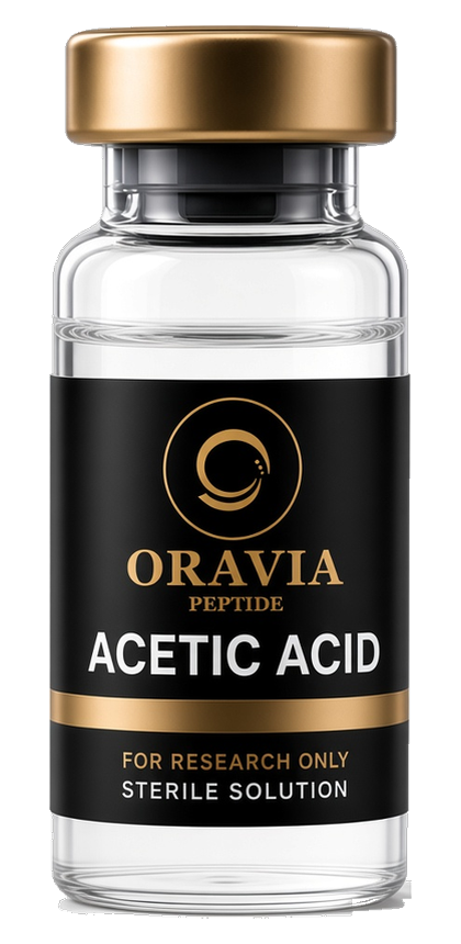 Acetic Acid Water 0.6% lyophilized research peptide vial