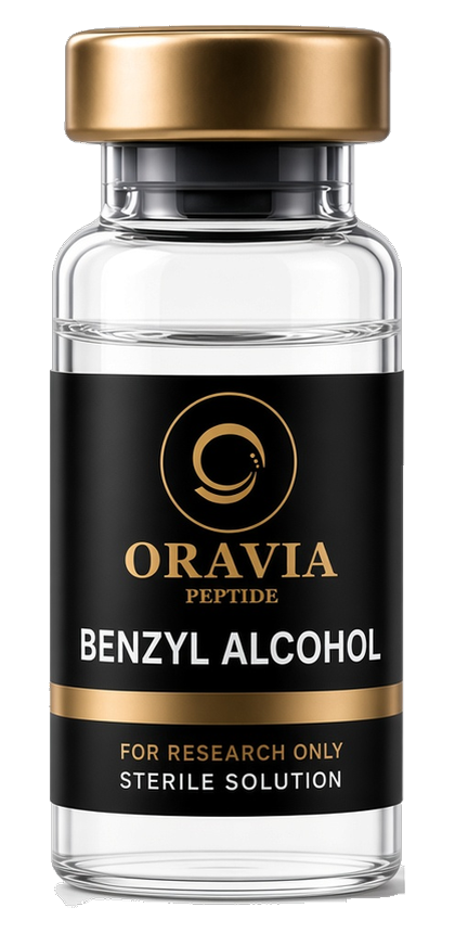 Benzyl Alcohol 0.9% lyophilized research peptide vial