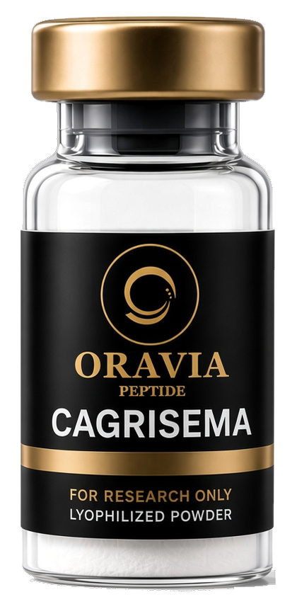 Cagrisema lyophilized research peptide vial