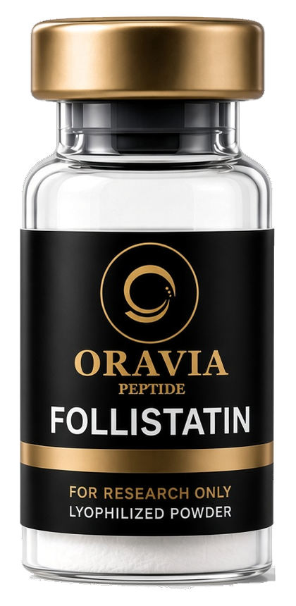 Follistatin 344 lyophilized research peptide vial