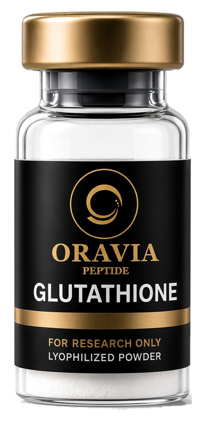 Glutathione lyophilized research peptide vial