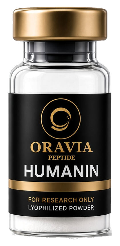 Humanin lyophilized research peptide vial