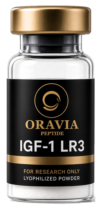 IGF-1 LR3 lyophilized research peptide vial