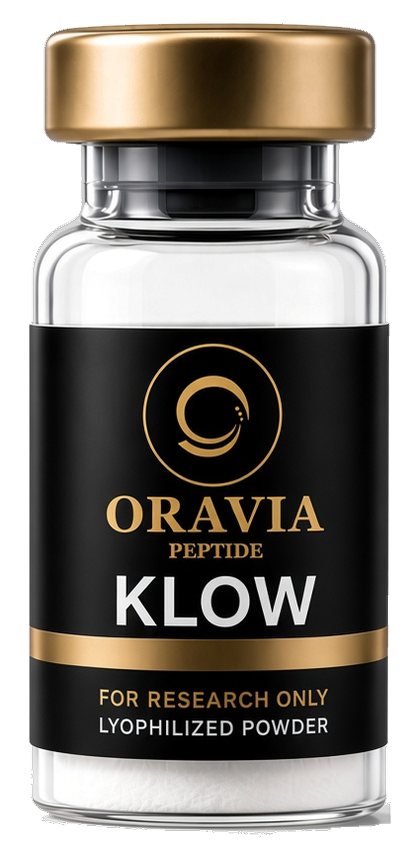 KLOW lyophilized research peptide vial