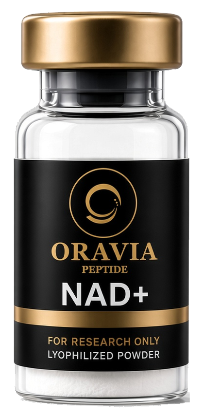 NAD+ lyophilized research peptide vial