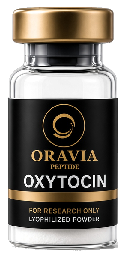 Oxytocin lyophilized research peptide vial