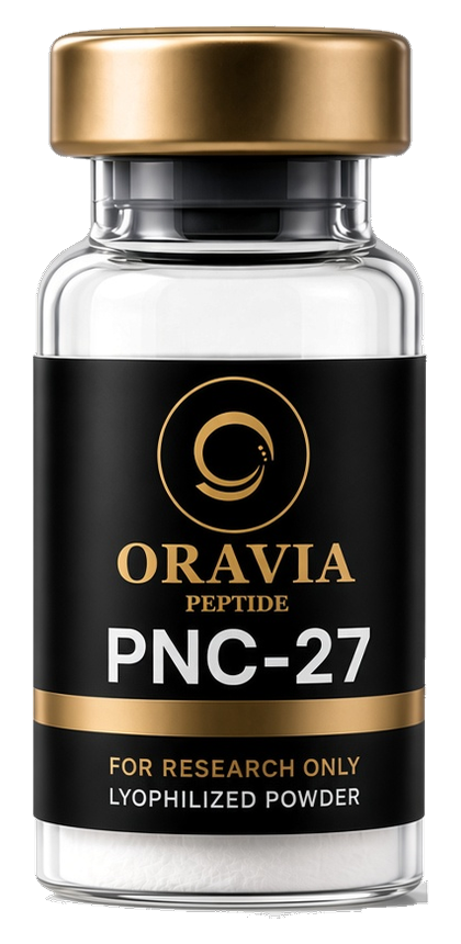 PNC-27 lyophilized research peptide vial