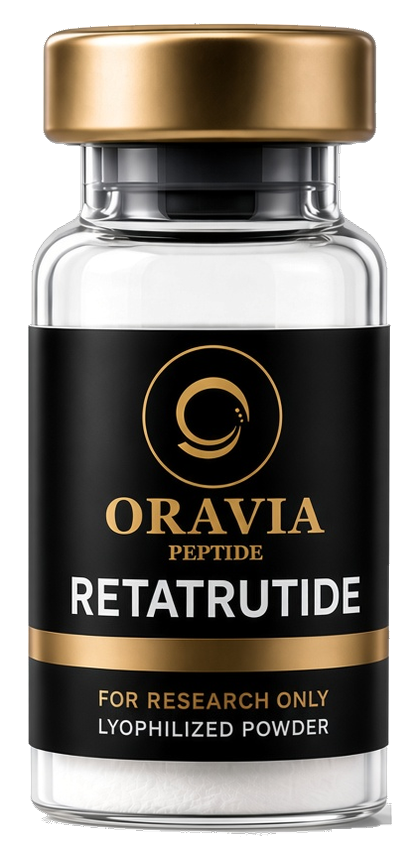 Retatrutide lyophilized research peptide vial