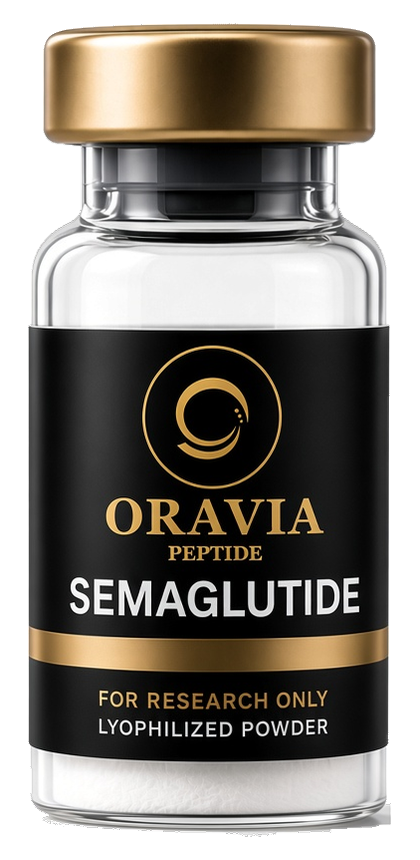 Semaglutide lyophilized research peptide vial