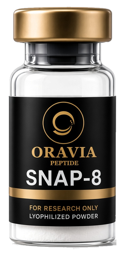 Snap-8 lyophilized research peptide vial