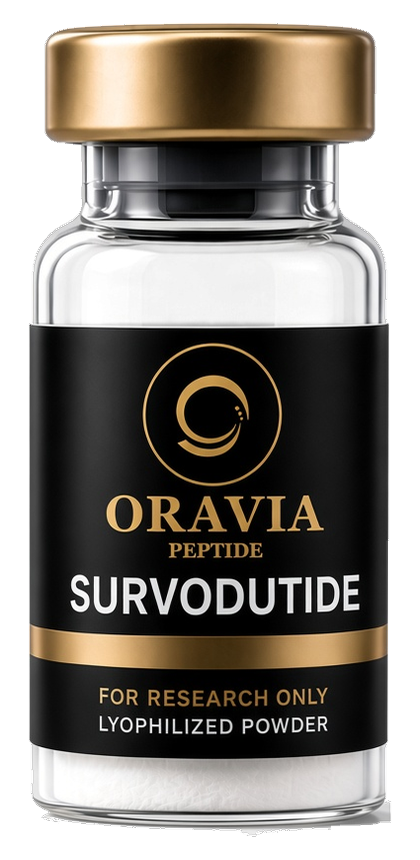Survodutide lyophilized research peptide vial