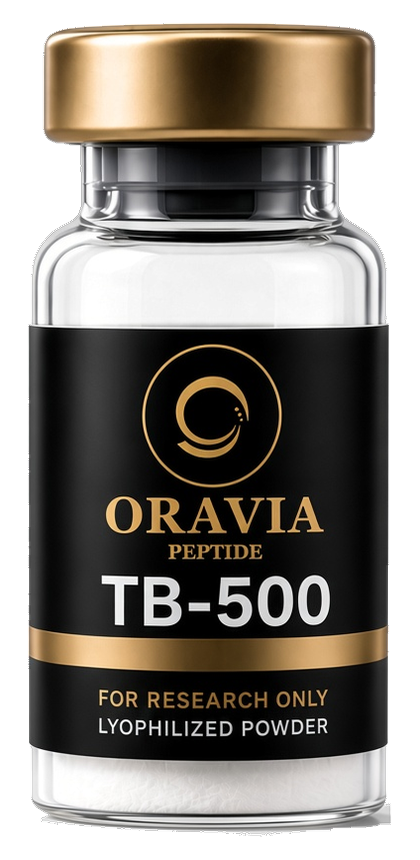 TB-500 lyophilized research peptide vial