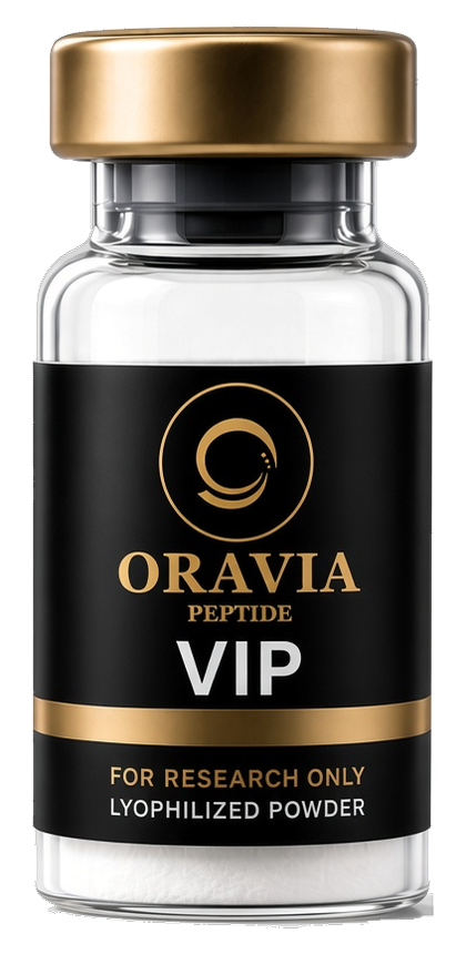 VIP lyophilized research peptide vial