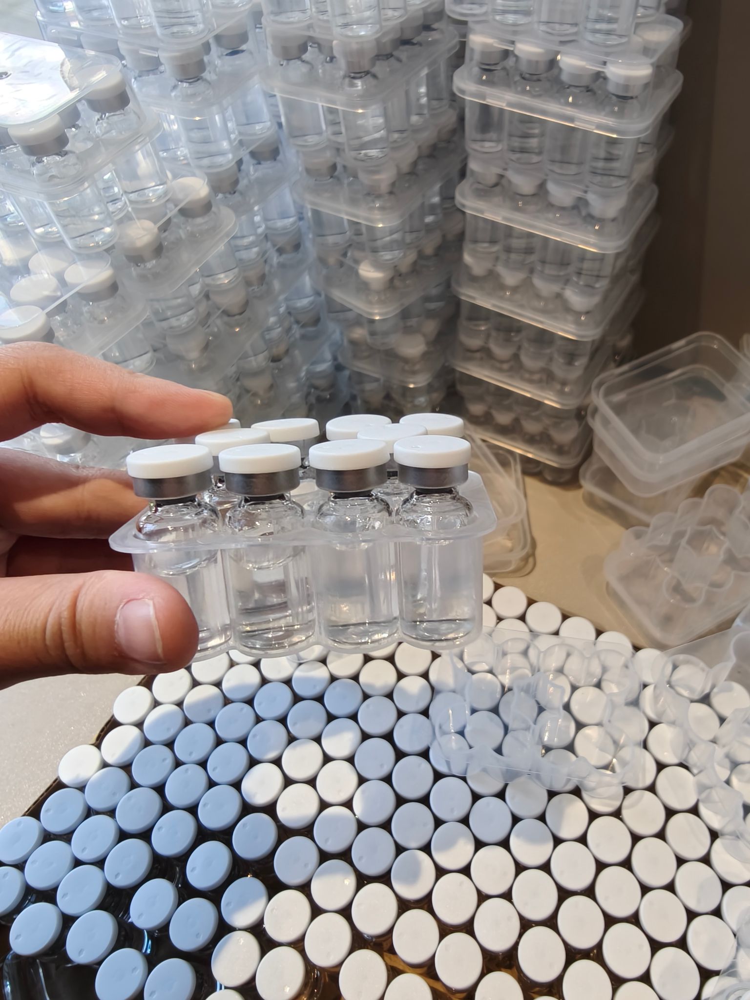 GHK-Cu lyophilized vial packaging